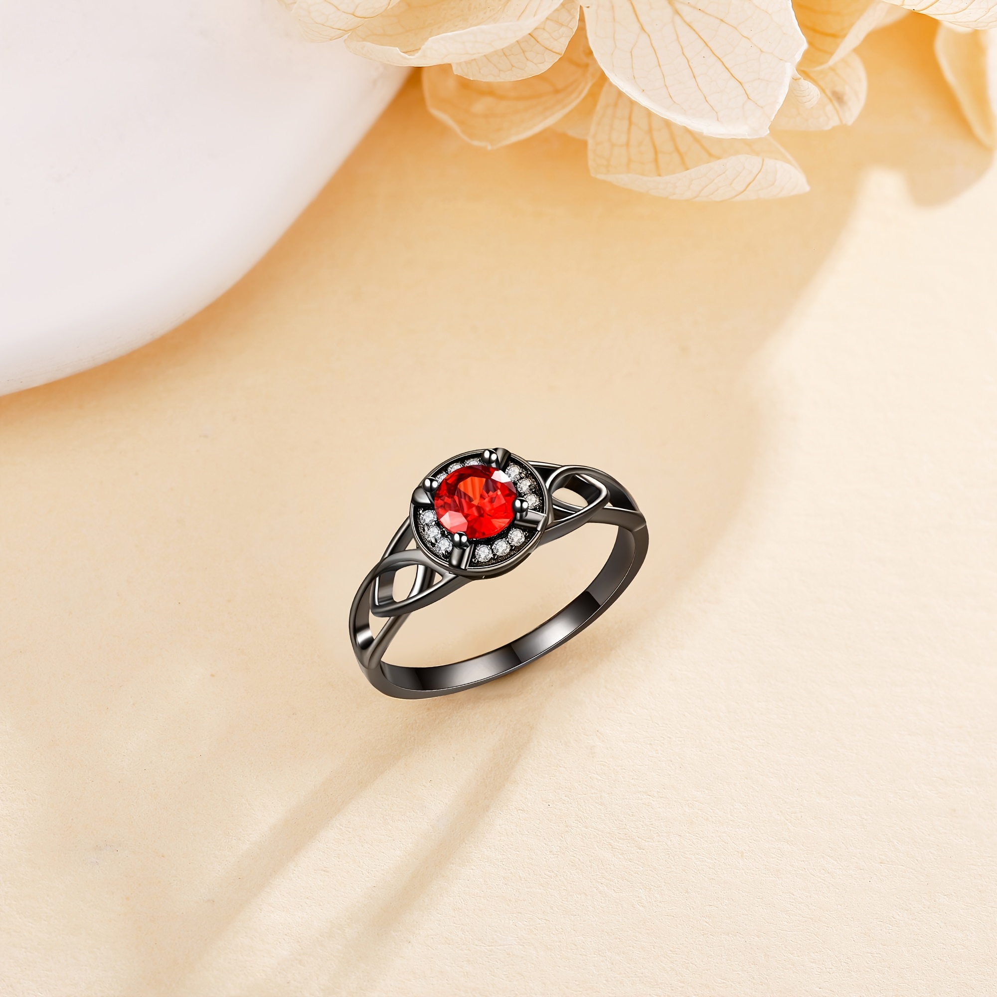 Sterling Silver Celtic Knot Ring Eternity Ring Wedding Engagement Band